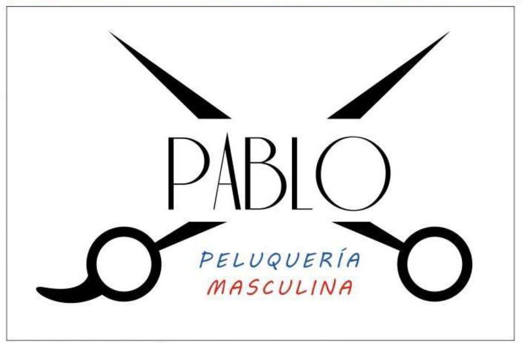 Logotipo de la peluquería masculina Pablo